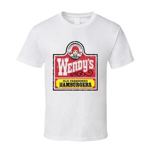 Wendys Fast‎ Food Restaurant  T Shirt Adult Unisex Small